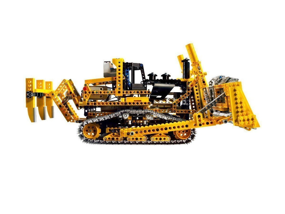 Technic бульдозер. Конструктор lepin Technics 20008 бульдозер с электроприводом.