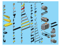 LEGO Technic 42009 - C-Modell Teileliste (nicht inkl.)