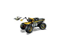 LEGO Technic 42081 - B-Modell Seitenansicht links mit Drohne