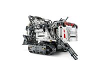 LEGO Technic 42100 - A-Modell Seitenansicht links mit Treppe