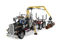 LEGO Technic 9397 - A-Modell Kran und Stützen ausgefahren